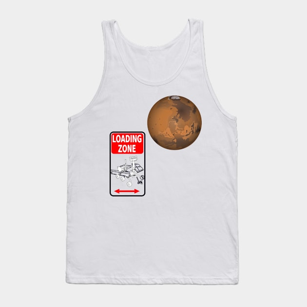 Mars Rover Family Landing Zone Tank Top by In Asian Spaces